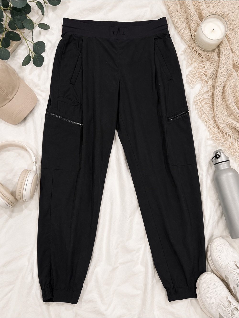 Athleta Black Utility Jogger Pants